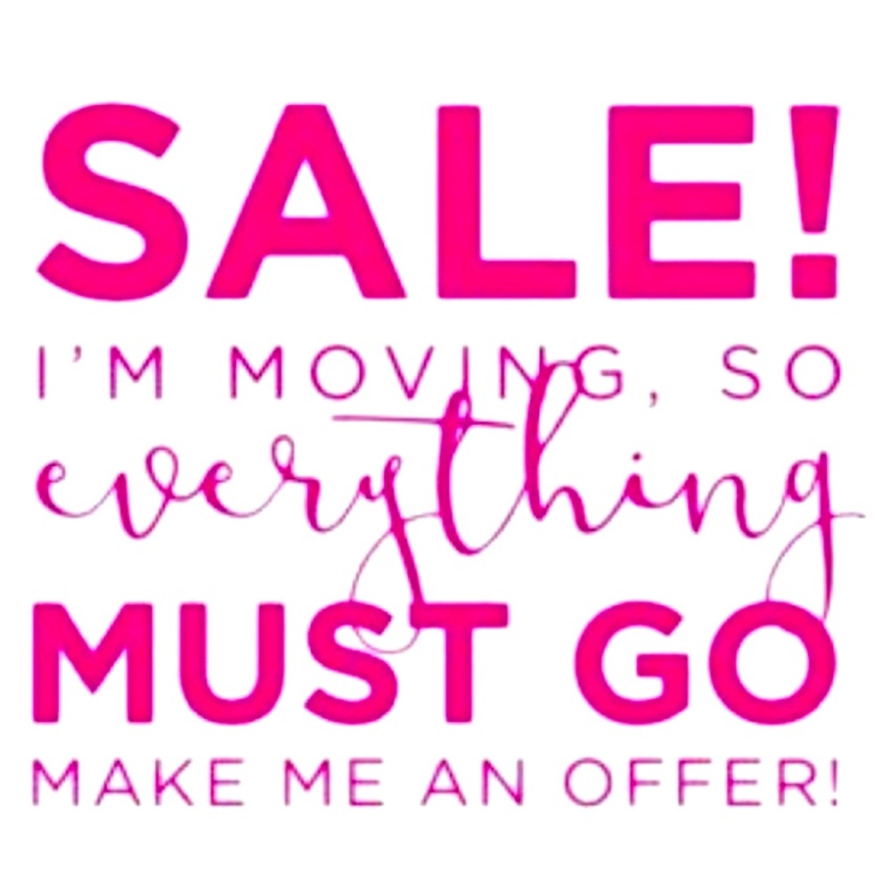 Closet clean out sale